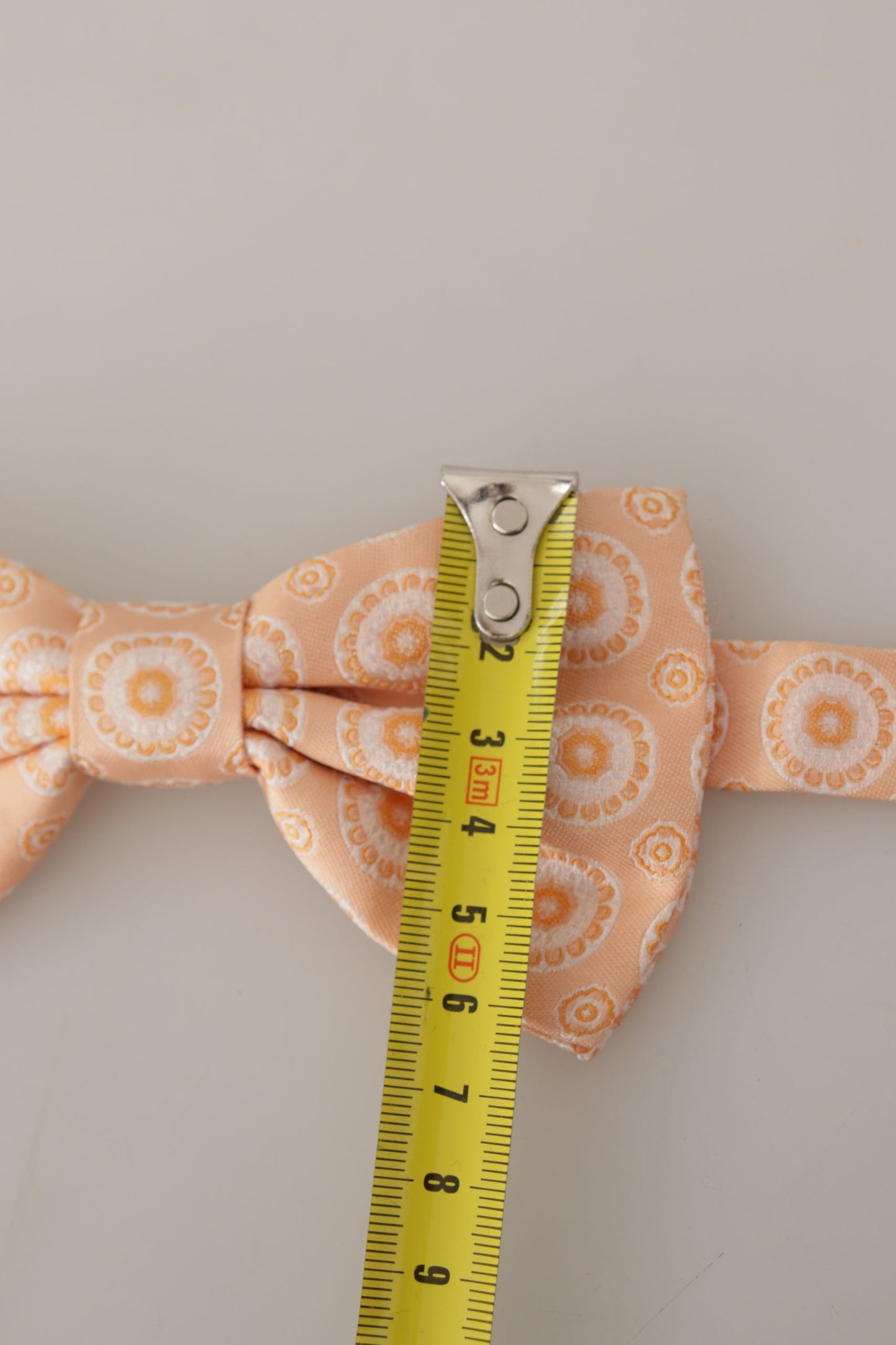 Dolce & Gabbana Elegant Silk Orange Bow Tie