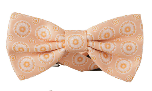 Dolce & Gabbana Elegant Silk Orange Bow Tie