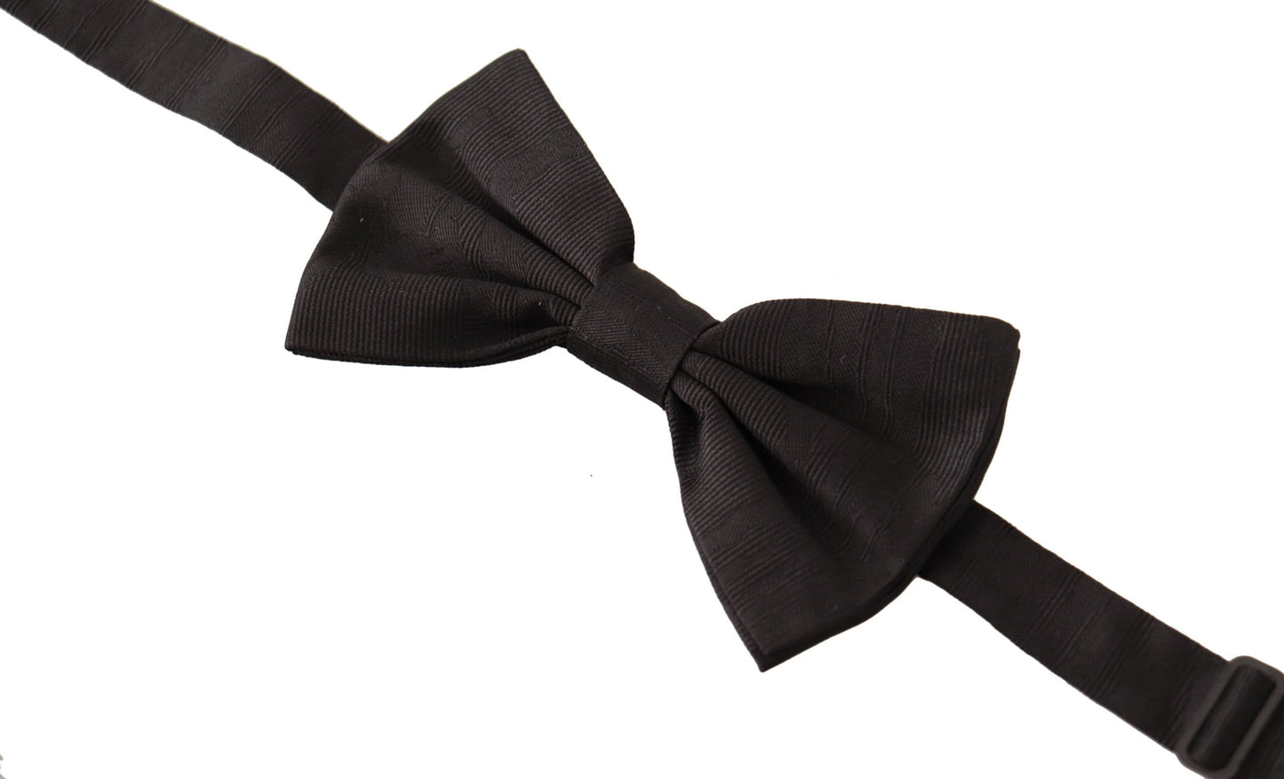 Dolce & Gabbana Elegant Silk Black Bow Tie