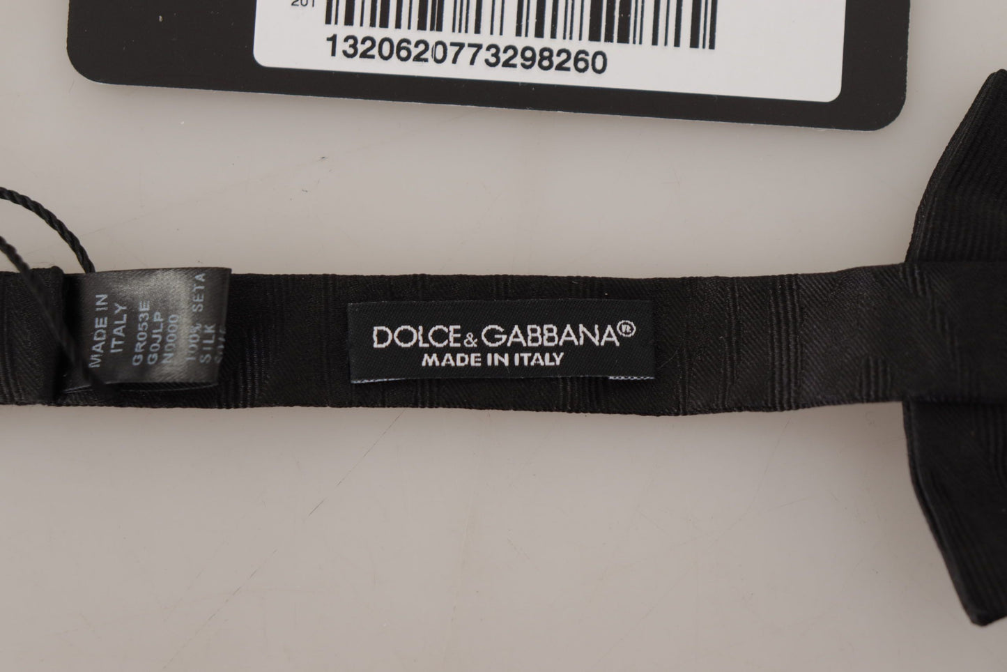 Dolce & Gabbana Elegant Silk Black Bow Tie