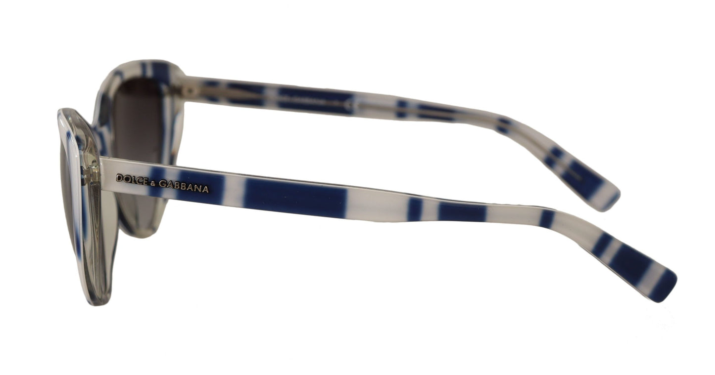 Dolce & Gabbana Elegant Blue & White Women's Sunglasses