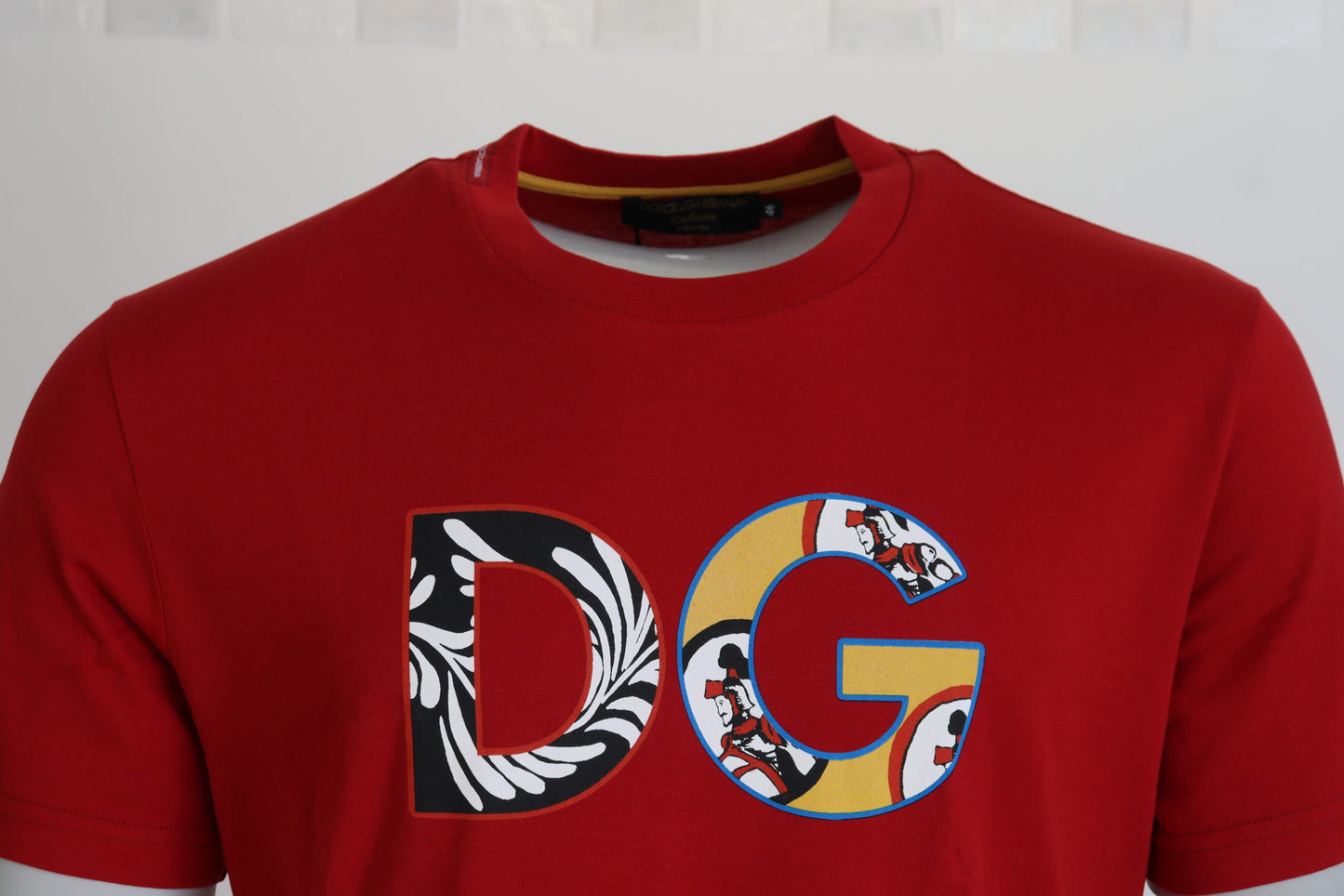 Dolce & Gabbana Exclusive Crewneck Logo T-Shirt in Red