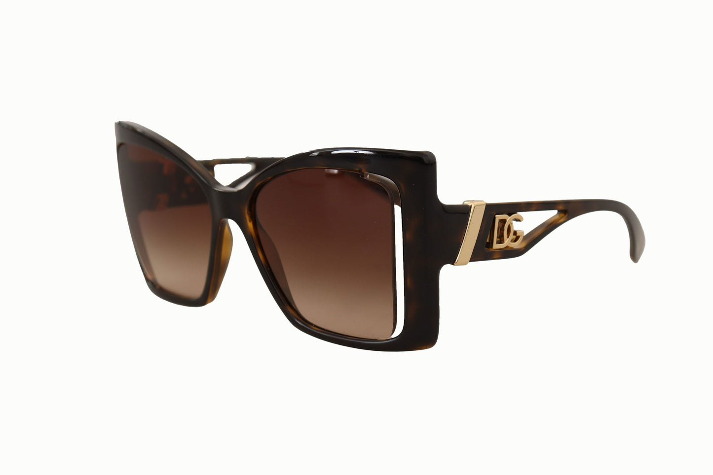 Dolce & Gabbana Chic Brown Gradient Women's Sunglasses