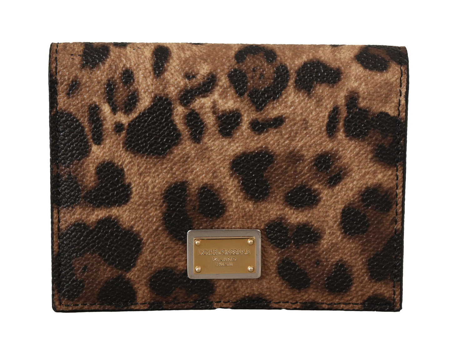 Dolce & Gabbana Exquisite Leopard Pattern Bifold Wallet