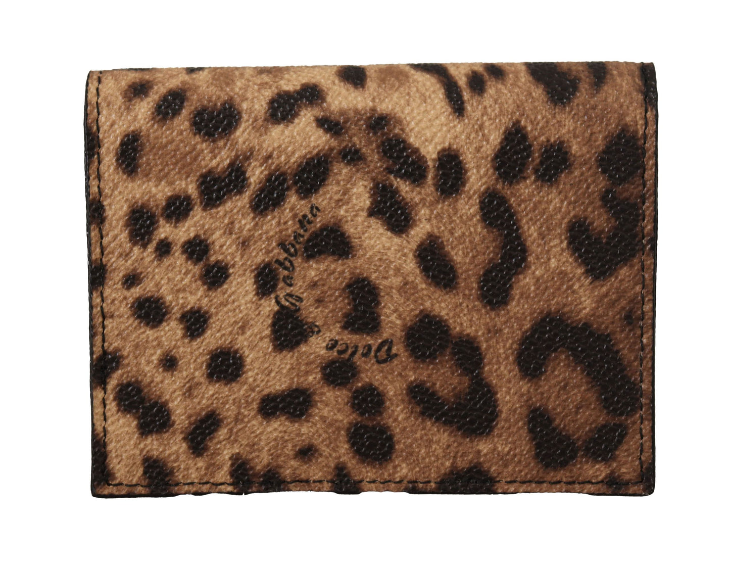 Dolce & Gabbana Exquisite Leopard Pattern Bifold Wallet