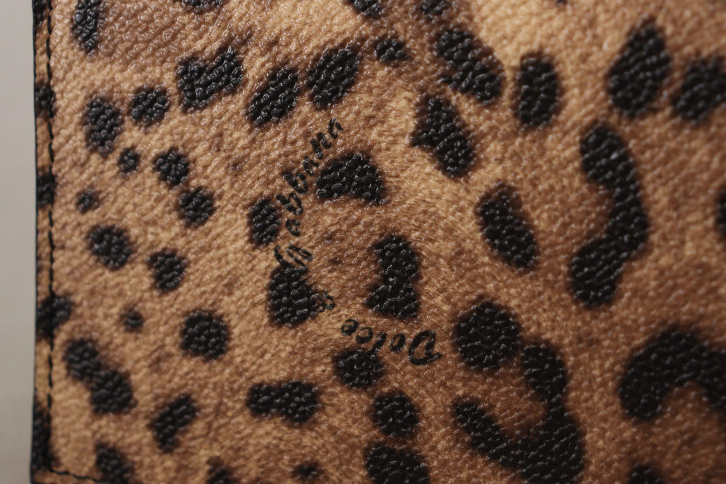 Dolce & Gabbana Exquisite Leopard Pattern Bifold Wallet