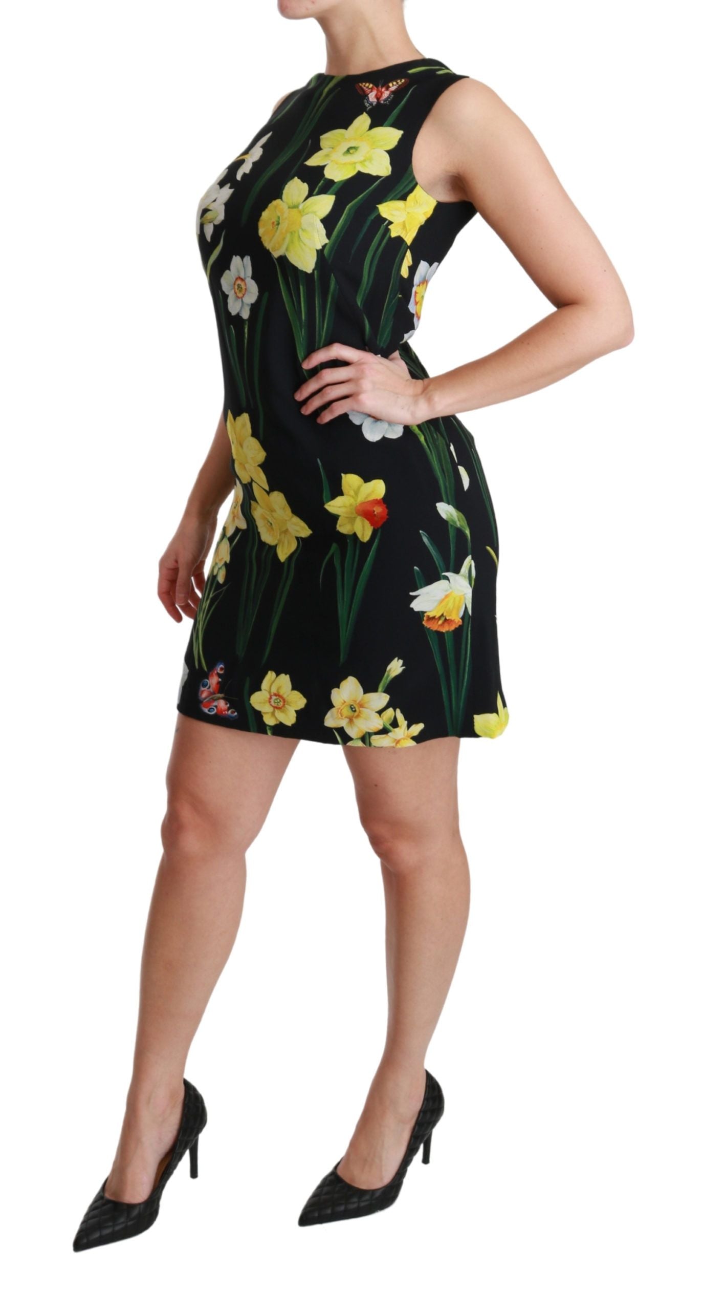 Dolce & Gabbana Floral Sheath Mini Dress - Elegance Redefined