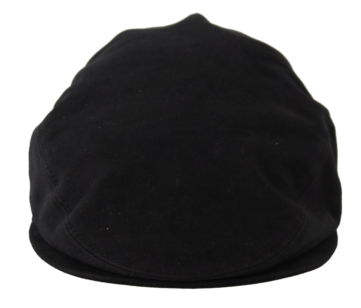 Dolce & Gabbana Elegant Black Cotton Newsboy Hat