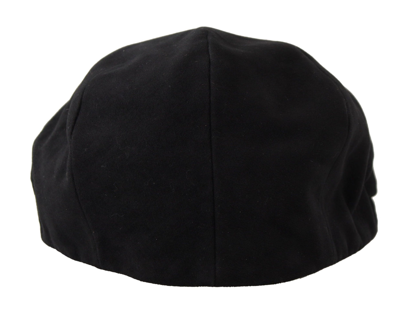 Dolce & Gabbana Elegant Black Cotton Newsboy Hat