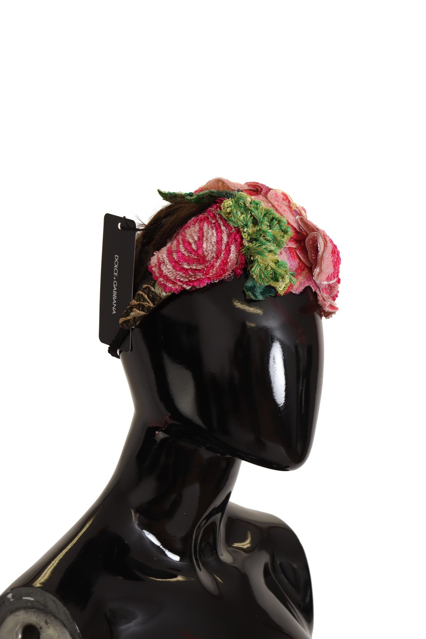 Dolce & Gabbana Multicolored Sequined Diadem Headband