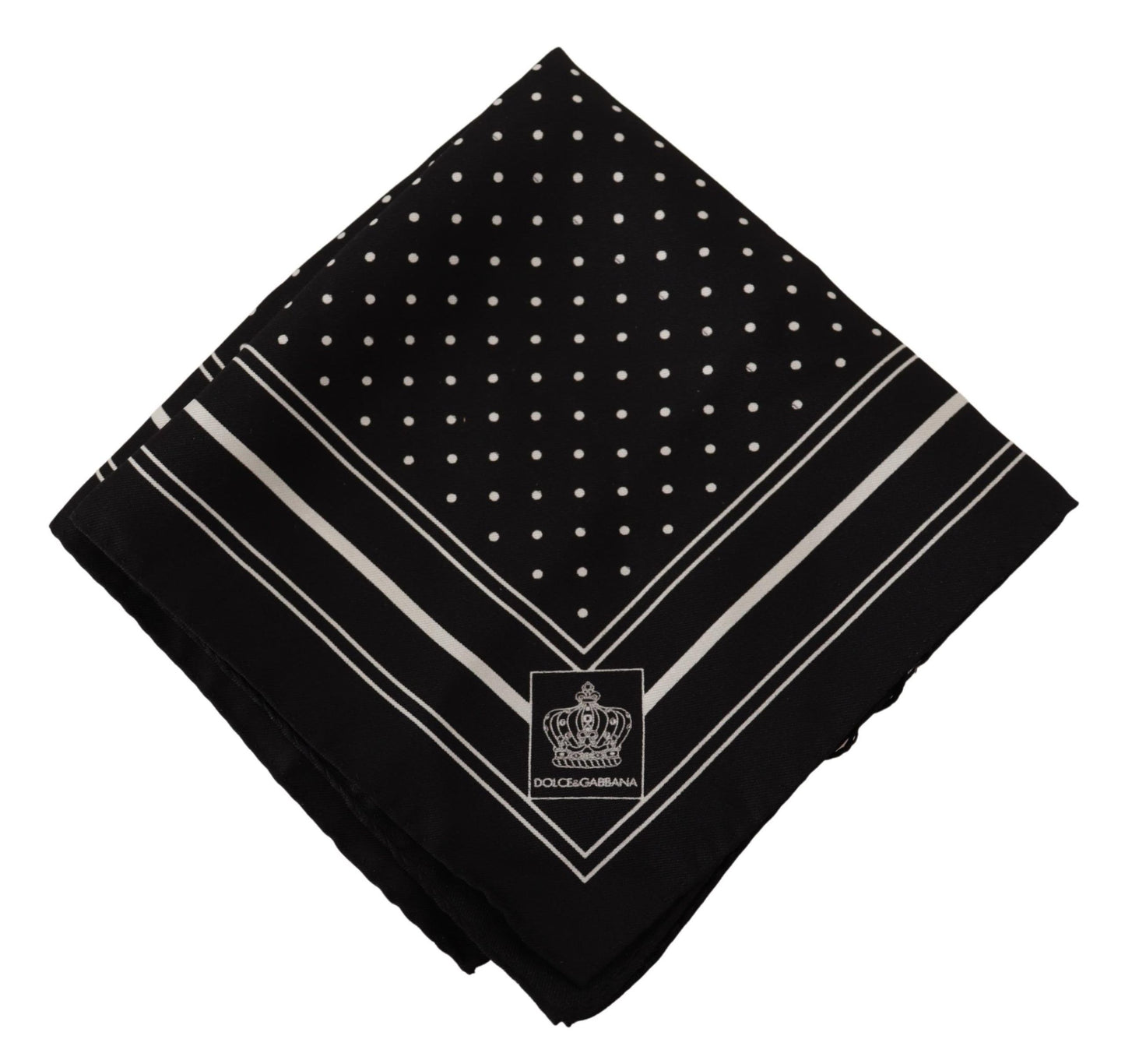 Dolce & Gabbana Elegant Silk Pocket Square Essential