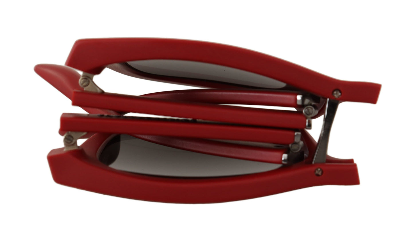 Dolce & Gabbana Elegant Red Full-Frame Designer Sunglasses