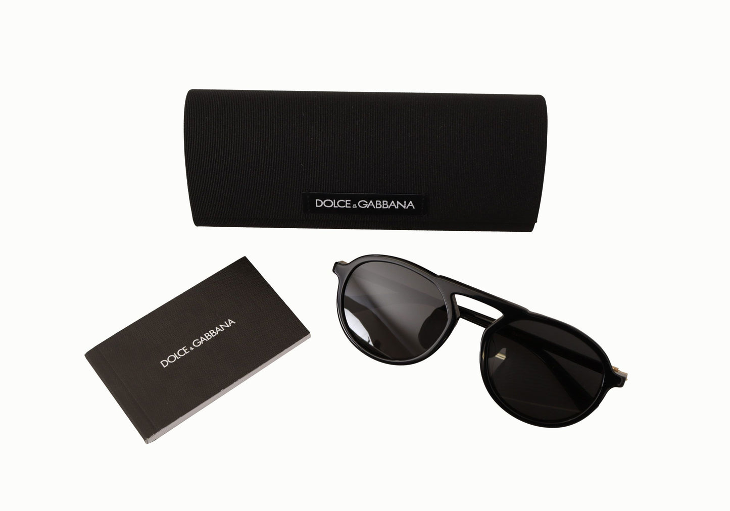 Dolce & Gabbana Elegant Black Full-Frame Sunglasses