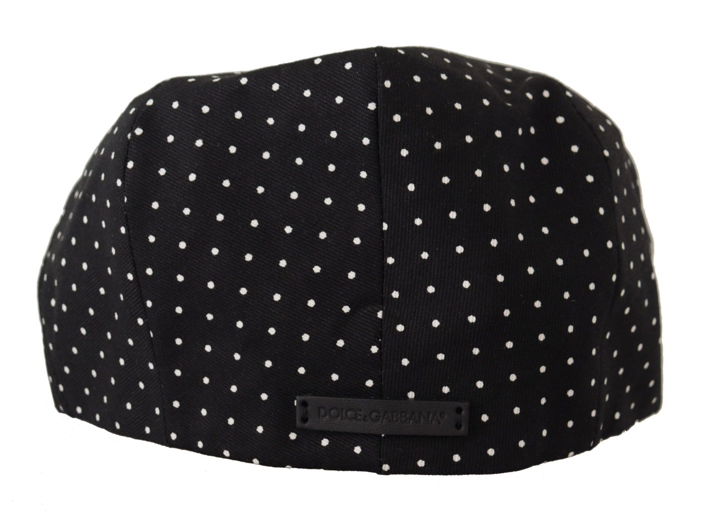 Dolce & Gabbana Classic Polka Dot Newsboy Hat