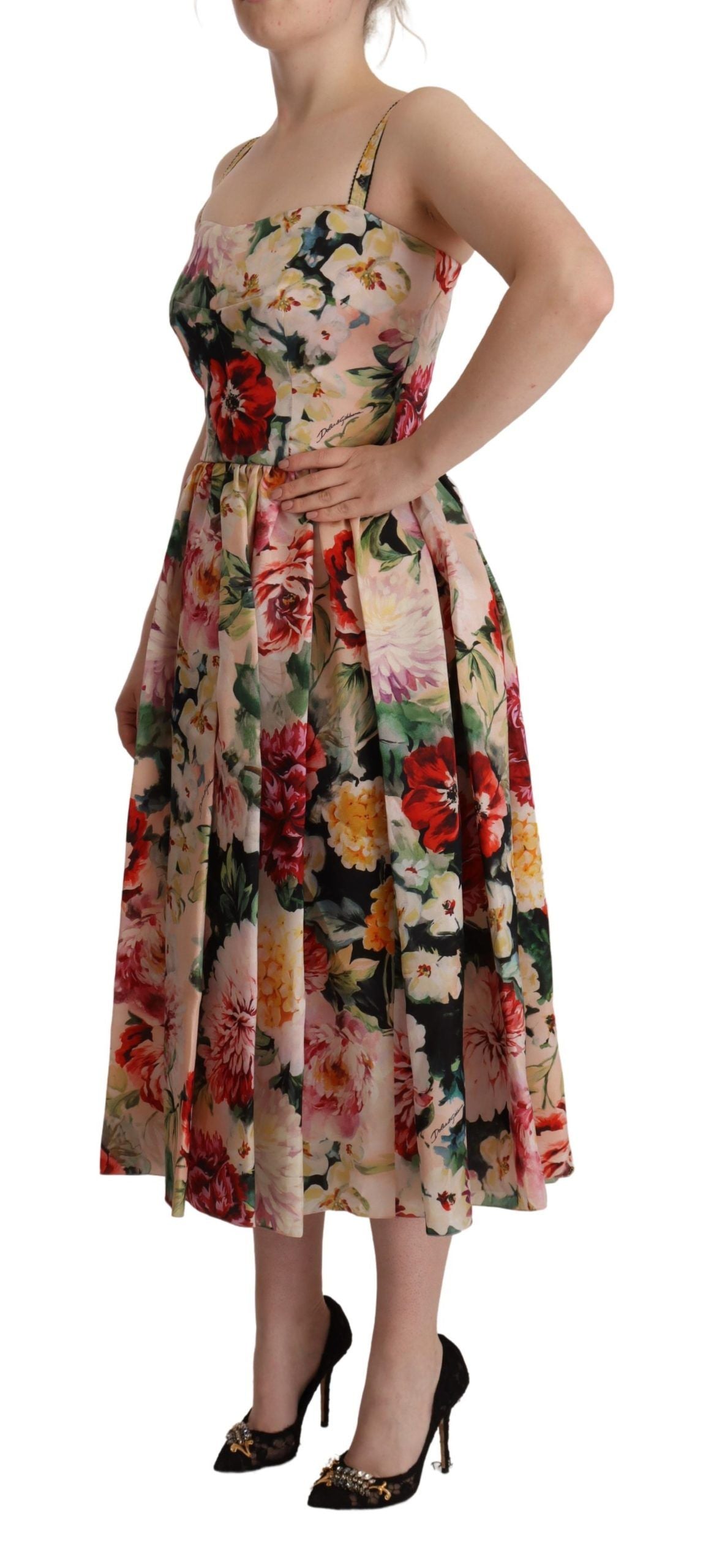 Dolce & Gabbana Floral Silk Maxi Dream Dress