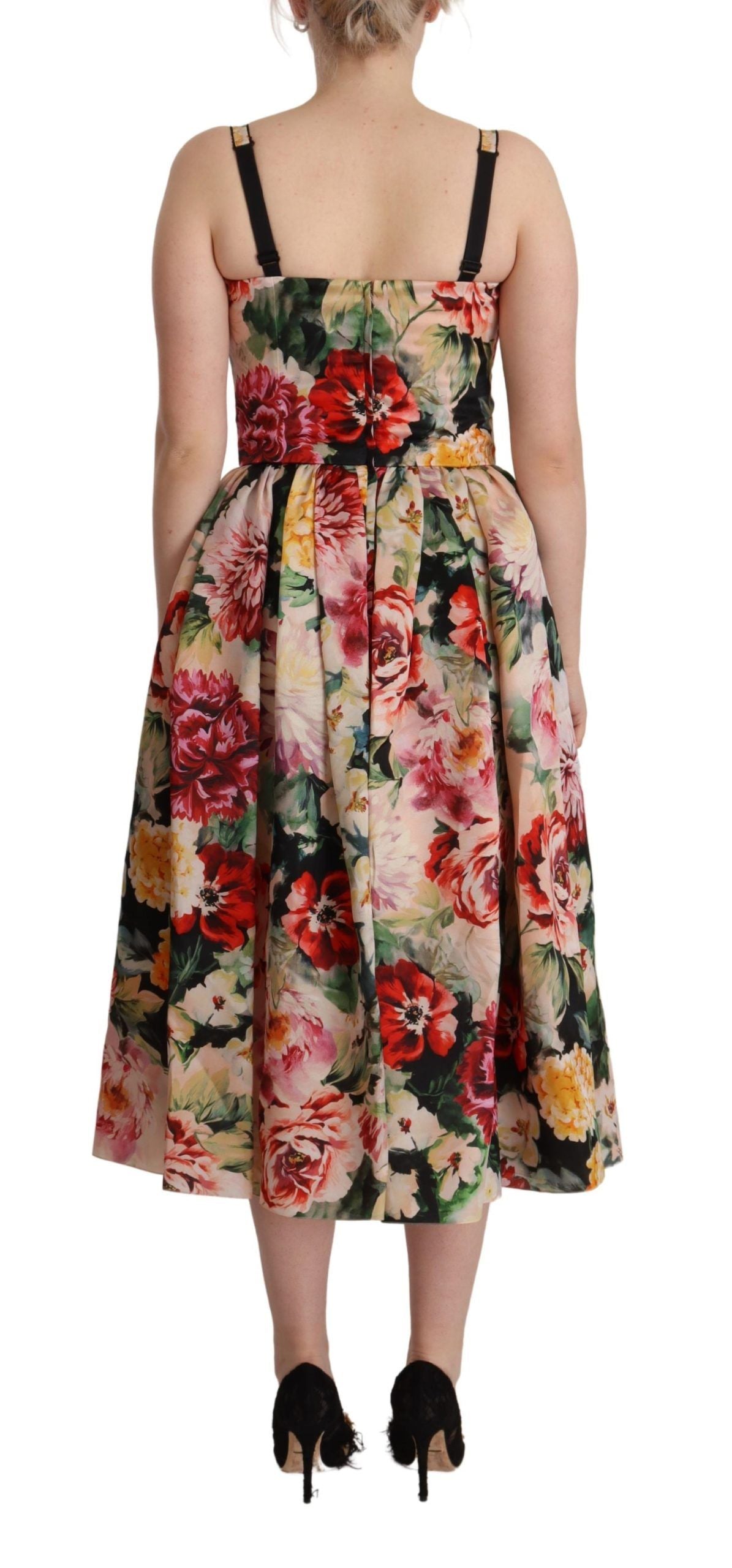 Dolce & Gabbana Floral Silk Maxi Dream Dress