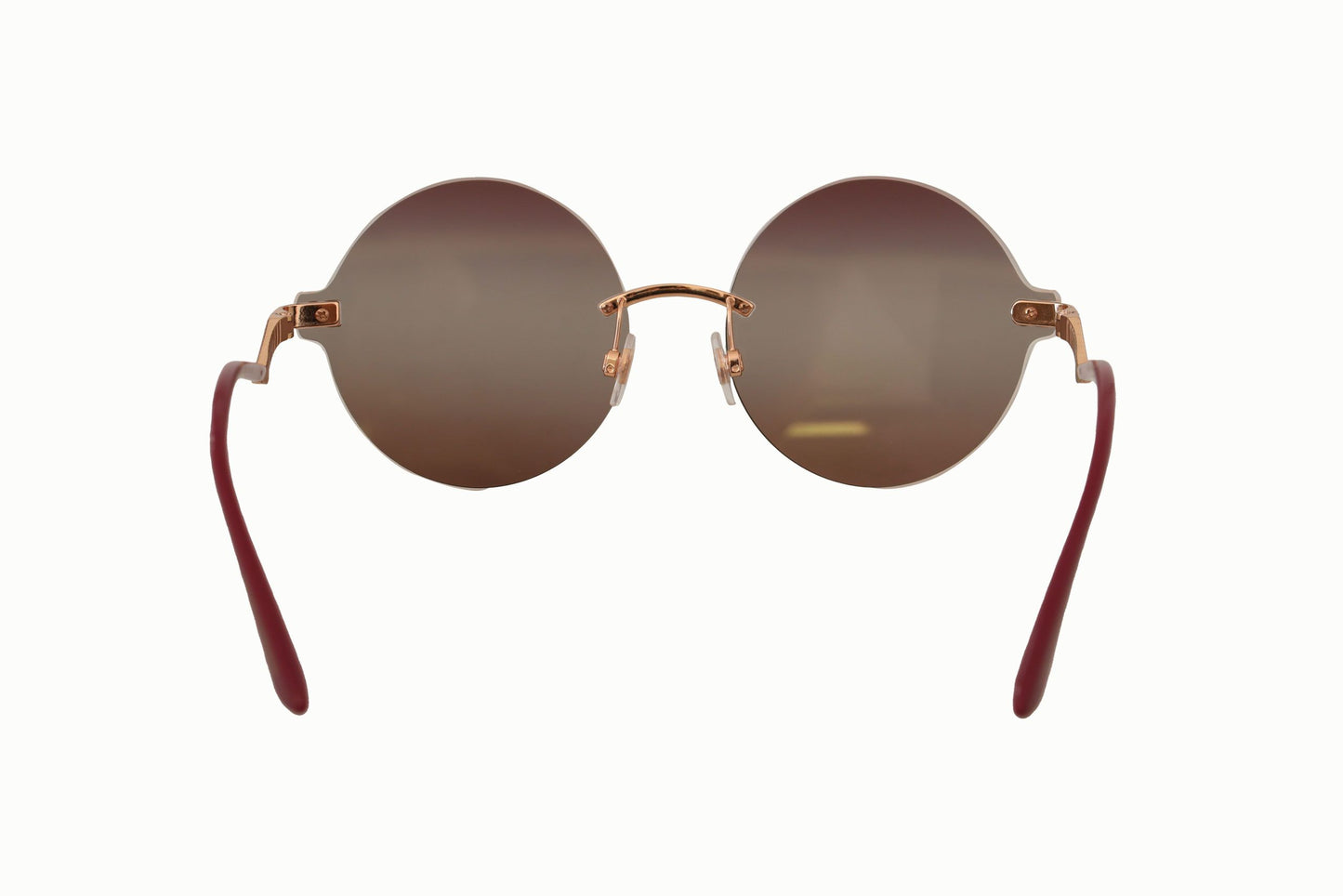 Dolce & Gabbana Elegant Gold and Brown Designer Sunglasses