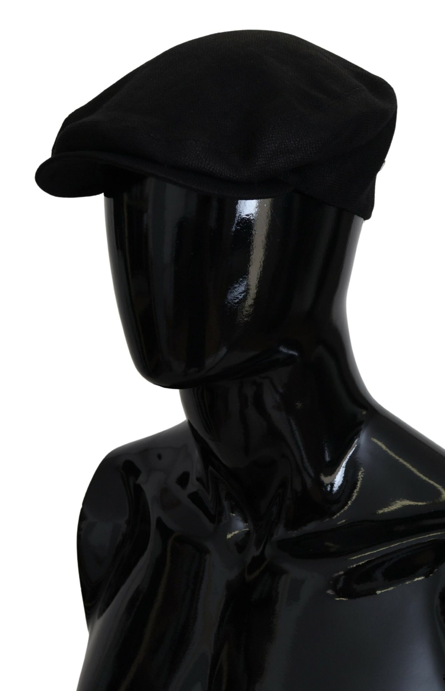 Dolce & Gabbana Elegant Black Newsboy Hat