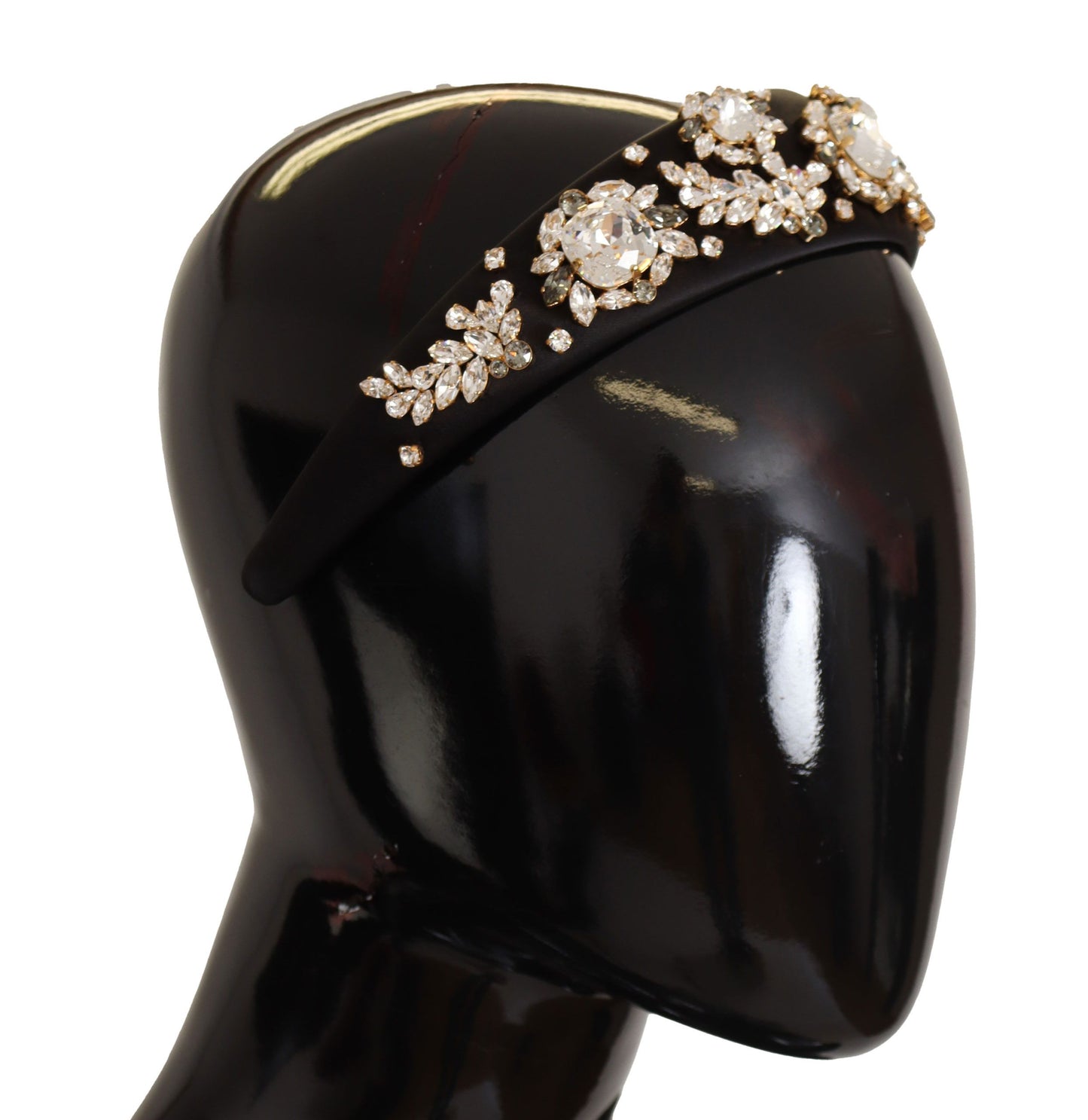 Dolce & Gabbana Elegant Crystal Silk Headband Diadem