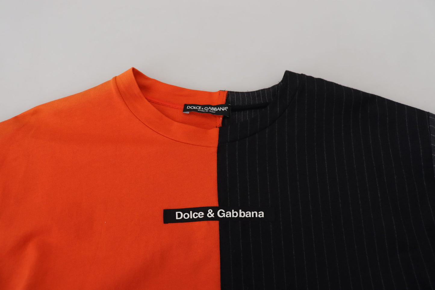 Dolce & Gabbana Multicolor Wool Blend Casual Tee