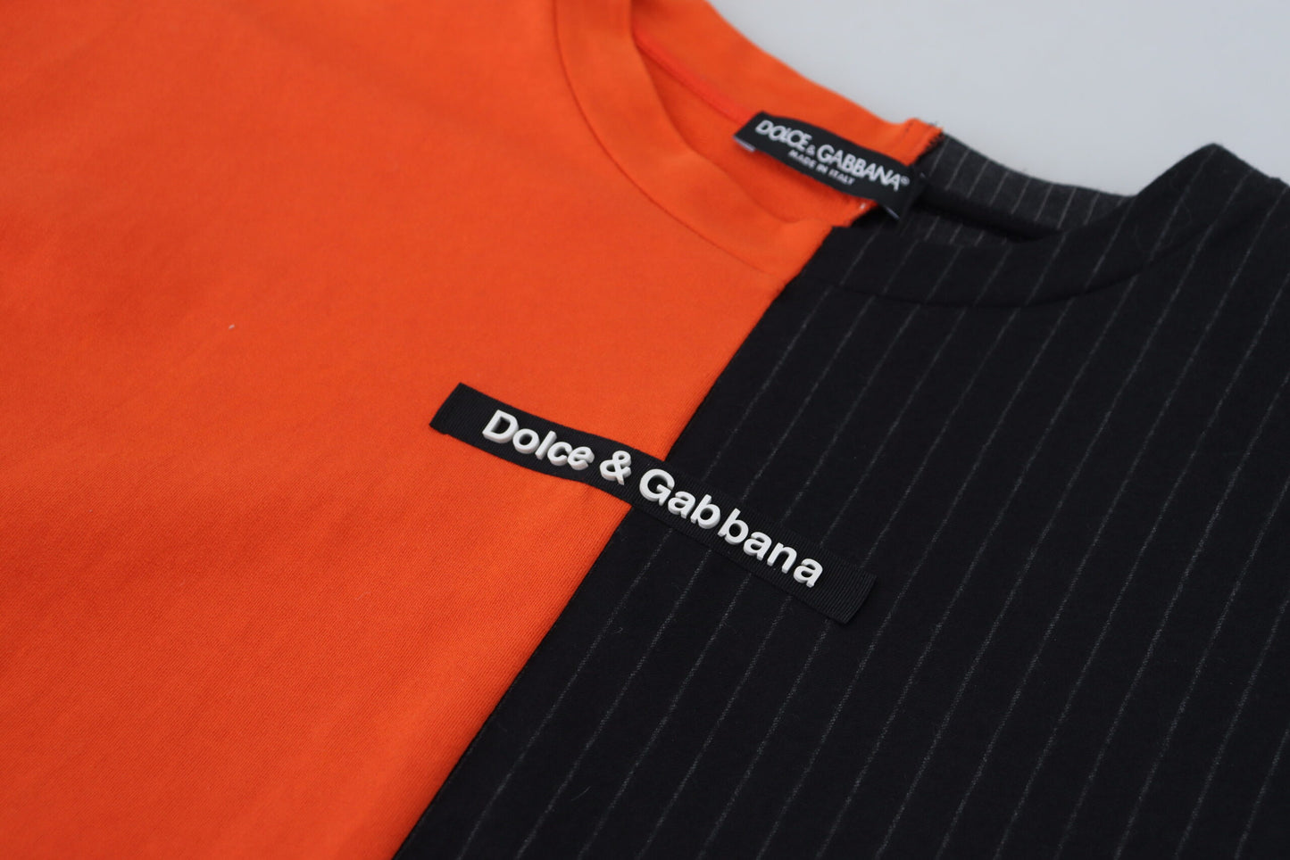 Dolce & Gabbana Multicolor Wool Blend Casual Tee