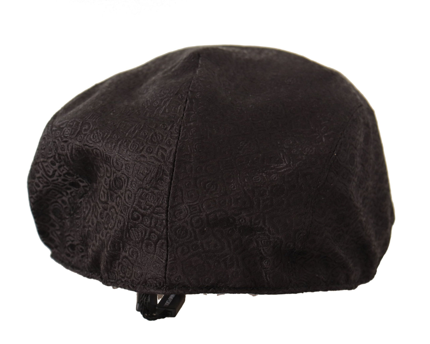 Dolce & Gabbana Elegant Silk Brown Newsboy Hat