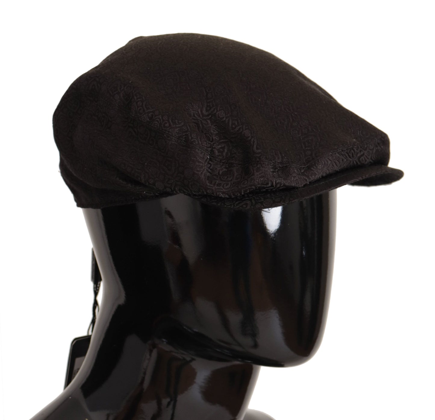 Dolce & Gabbana Elegant Silk Brown Newsboy Hat