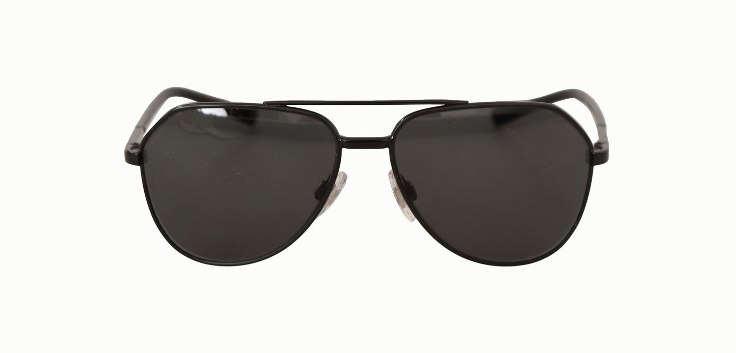 Dolce & Gabbana Elegant Black Full Rim Sunglasses