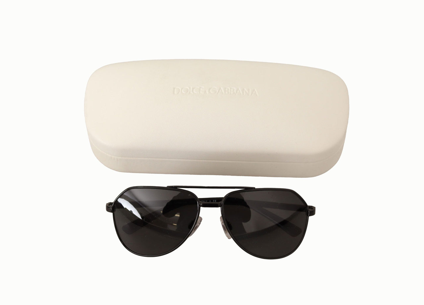 Dolce & Gabbana Elegant Black Full Rim Sunglasses