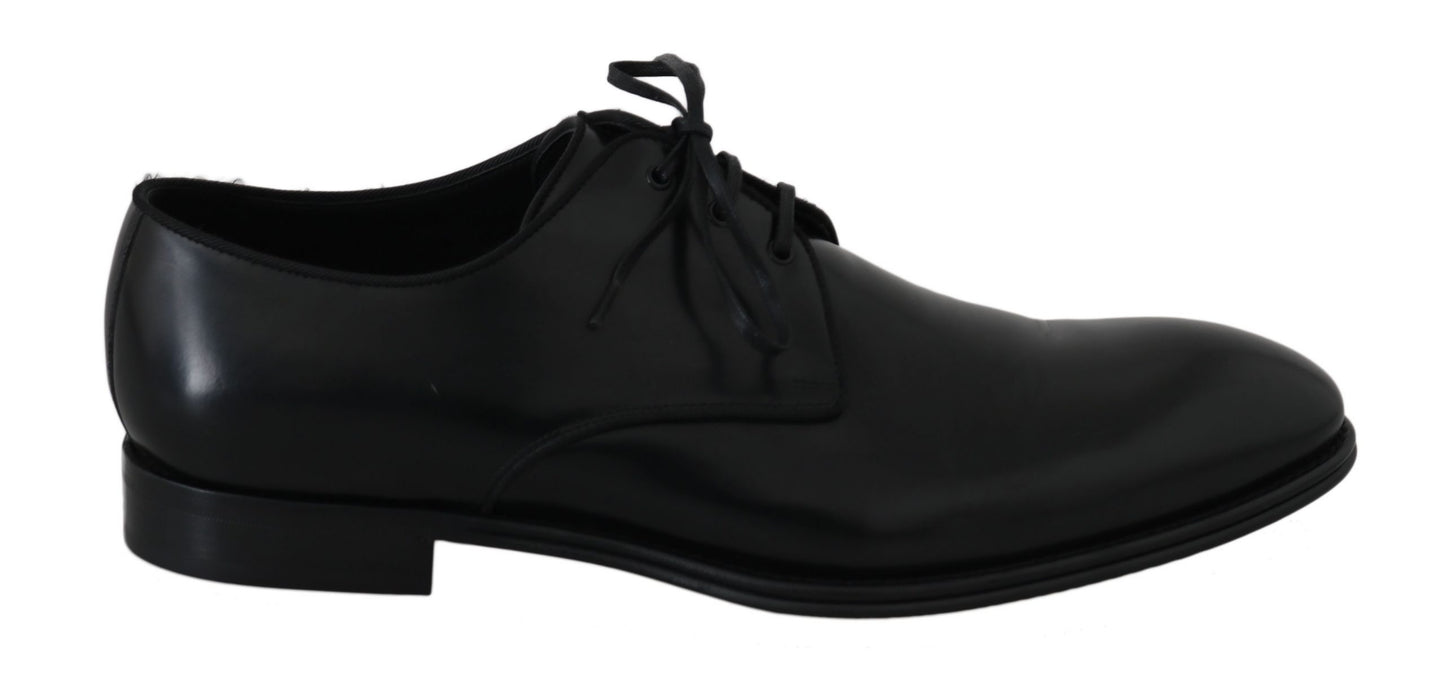 Dolce & Gabbana Elegant Black Derby Dress Shoes