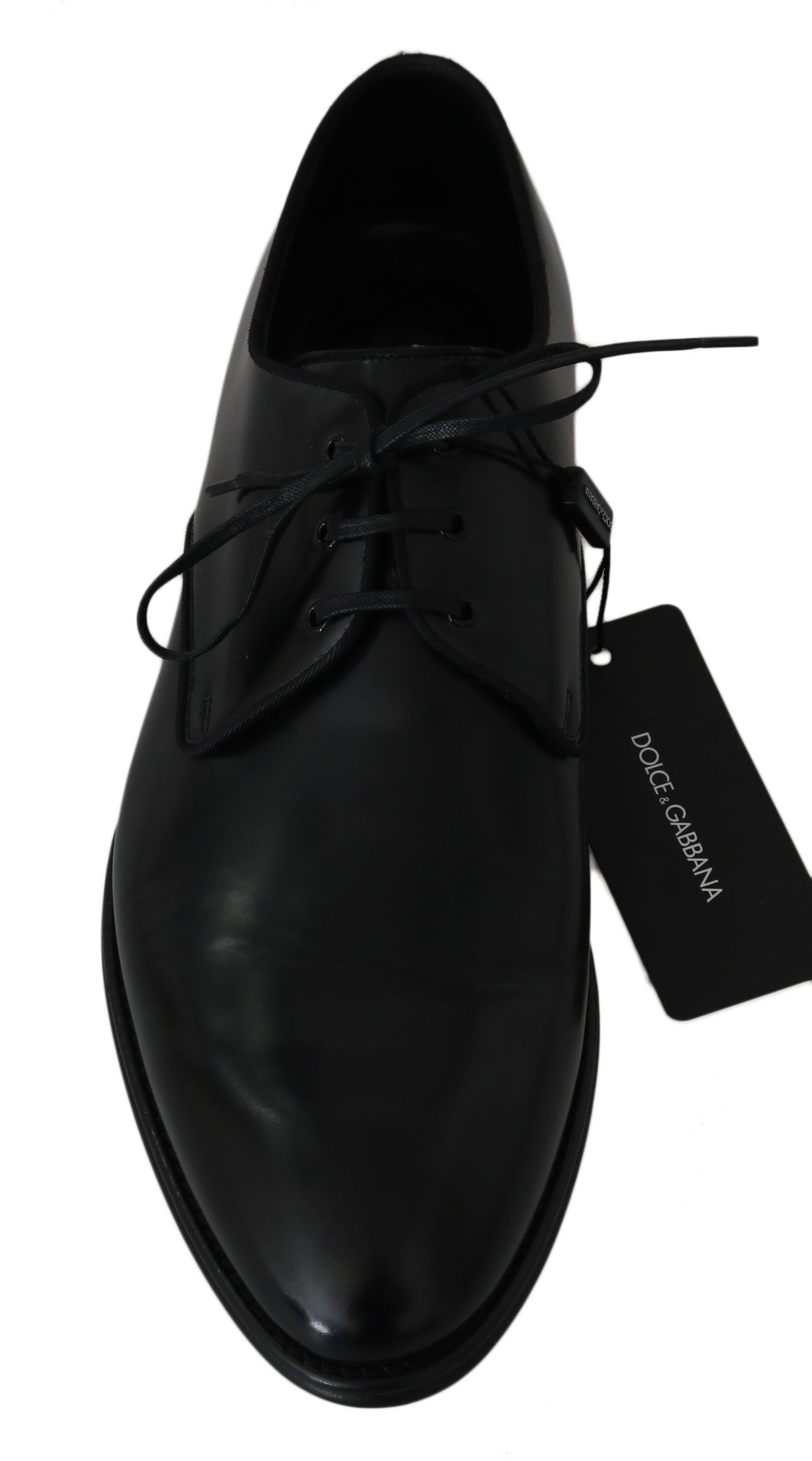 Dolce & Gabbana Elegant Black Derby Dress Shoes