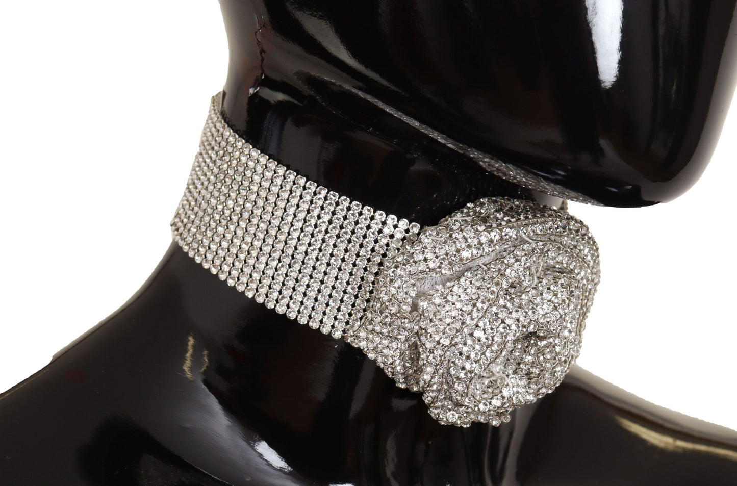 Dolce & Gabbana Elegant Crystal Choker Necklace