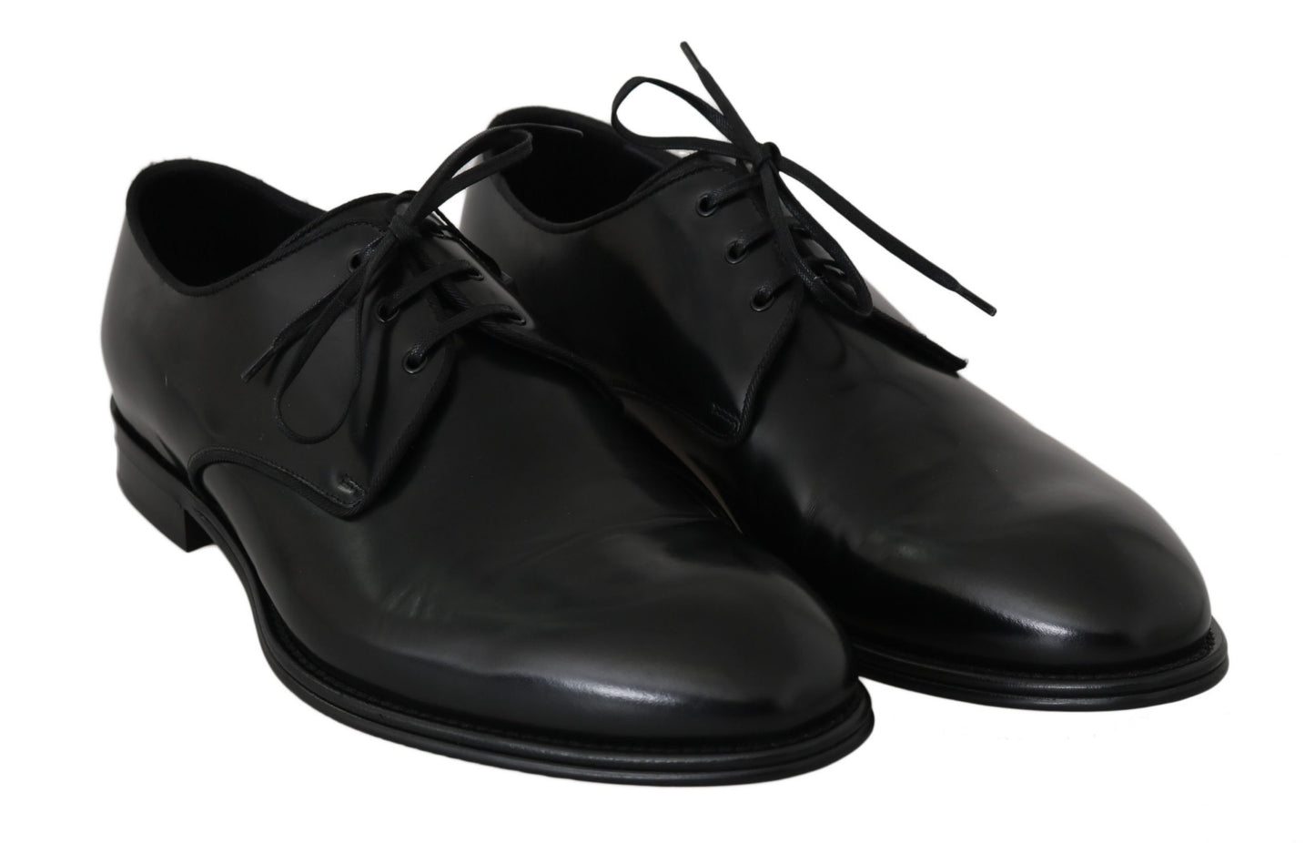 Dolce & Gabbana Elegant Black Derby Dress Shoes