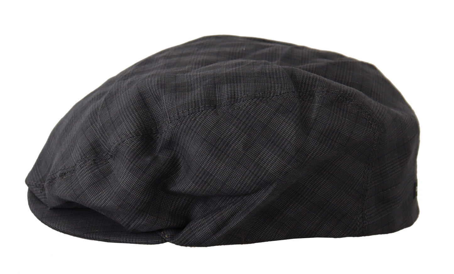 Dolce & Gabbana Chic Newsboy Cap in Gray Linen Blend