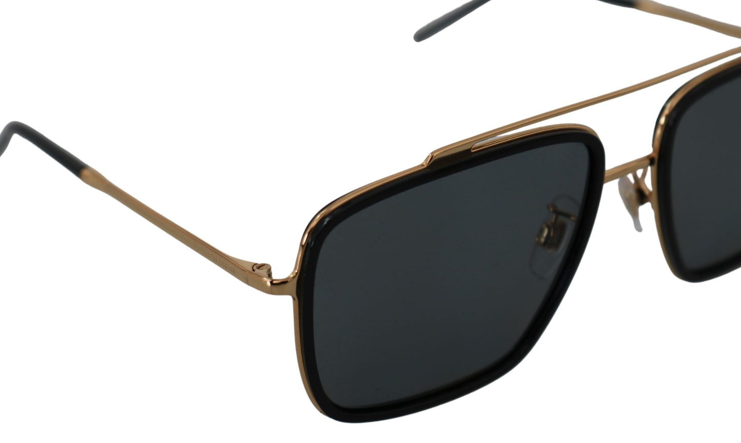 Dolce & Gabbana Elegant Gold-Tinted Men's Sunglasses