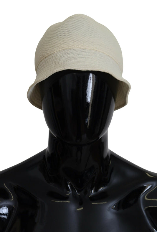 Dolce & Gabbana Elegant Off White Bucket Hat