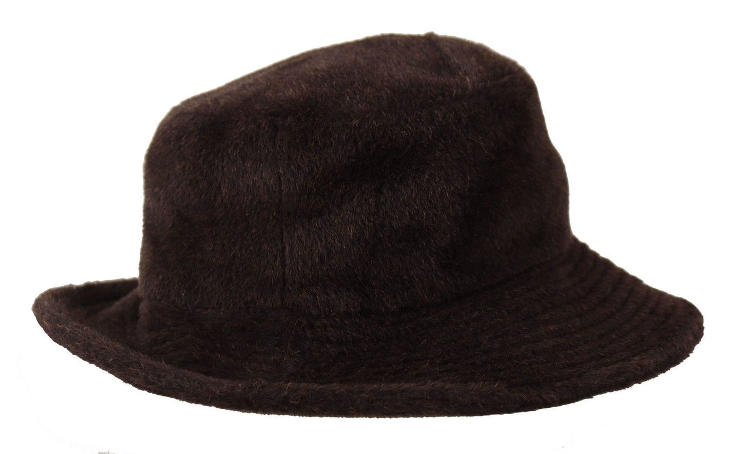 Dolce & Gabbana Elegant Alpaca Wool Brown Bucket Hat