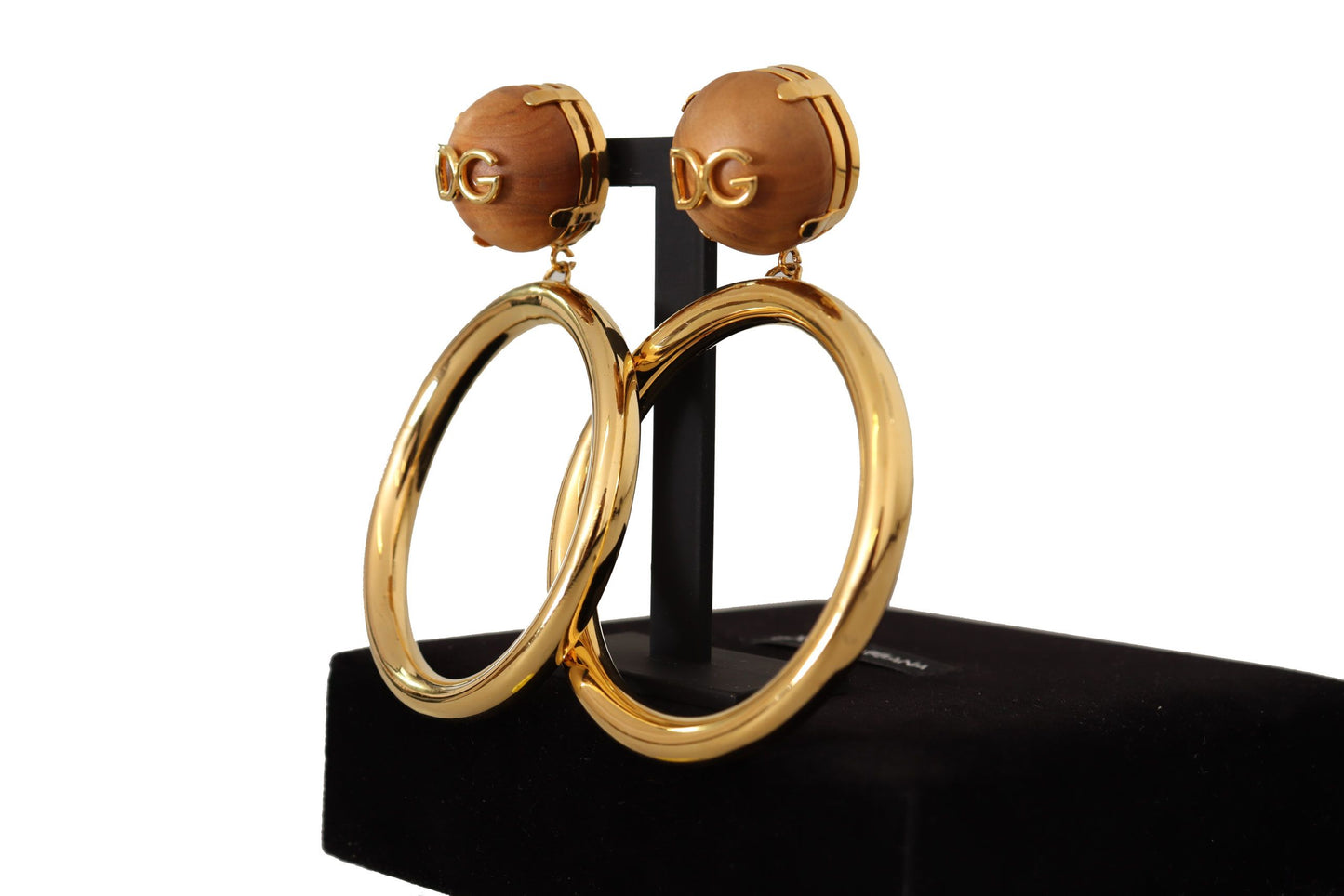 Dolce & Gabbana Elegance Dangling Hoop Clip-on Earrings