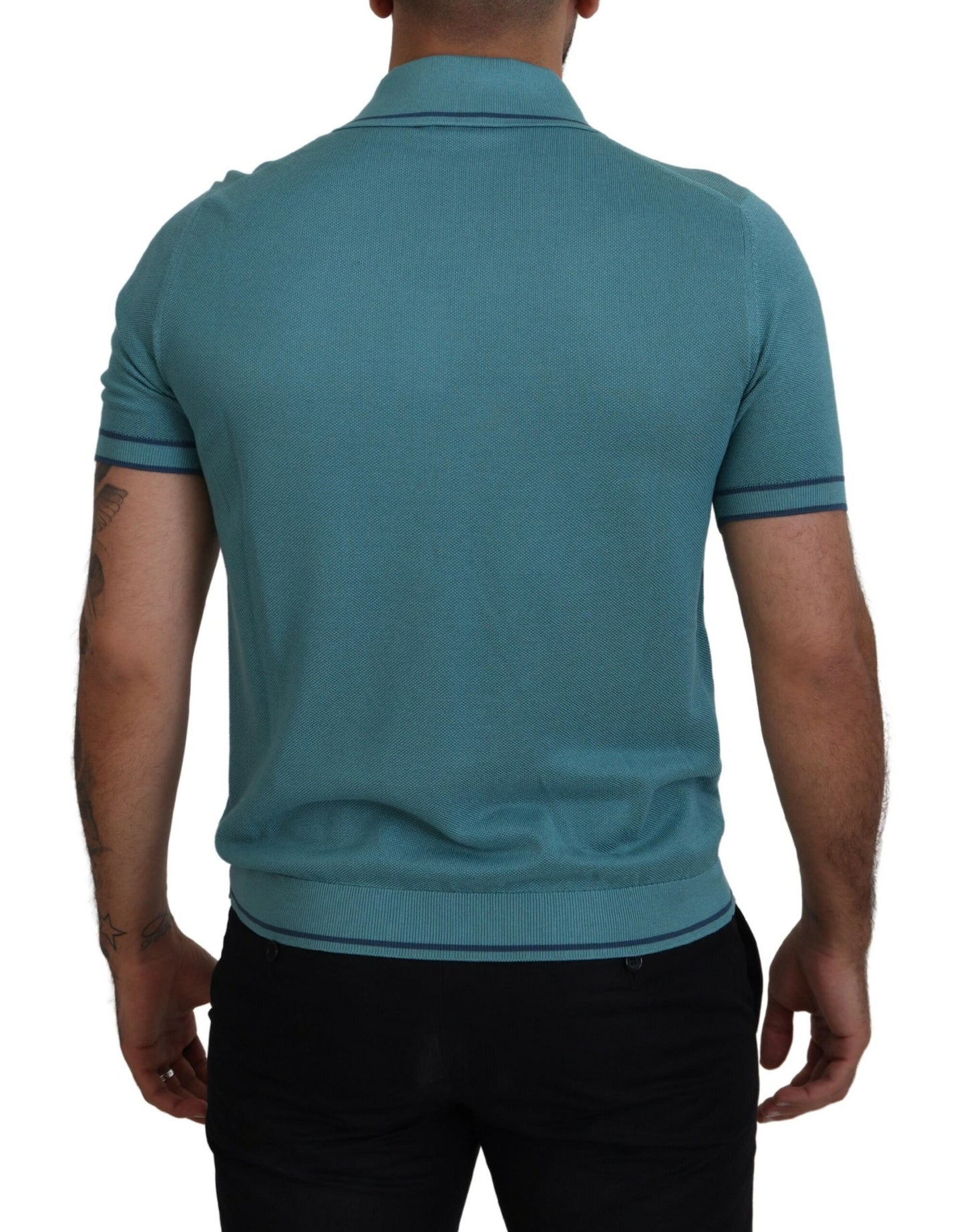 Dolce & Gabbana Exquisite Emerald Cotton T-Shirt