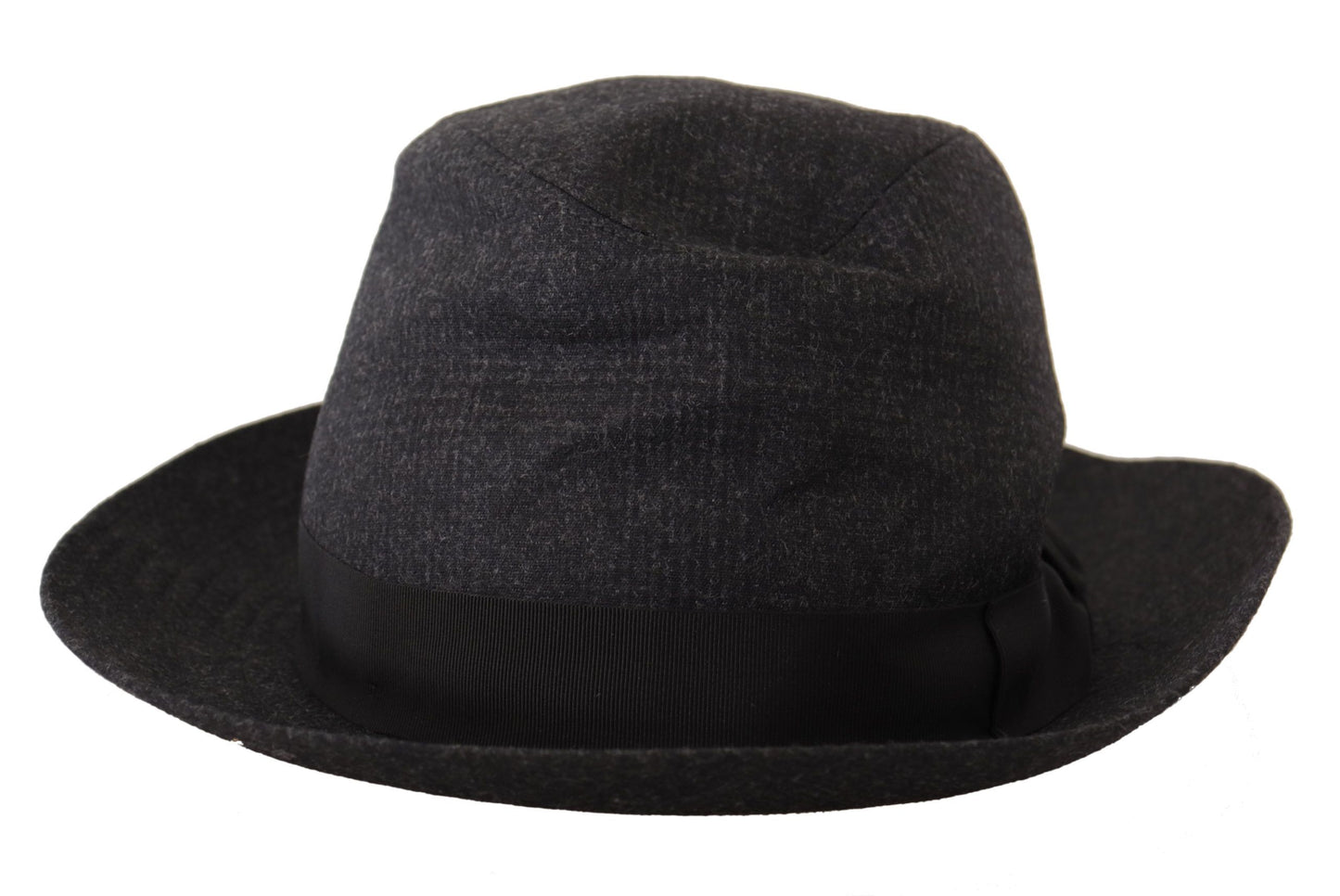 Dolce & Gabbana Elegant Gray Wool Fedora Hat