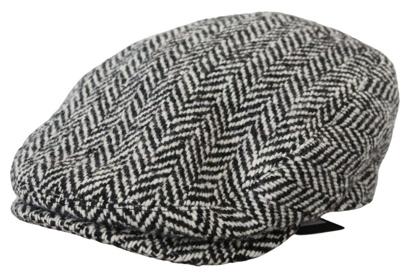 Dolce & Gabbana Elegant Herringbone Newsboy Hat