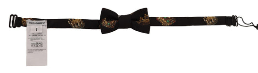 Dolce & Gabbana Elegant Black Silk Kids Bow Tie