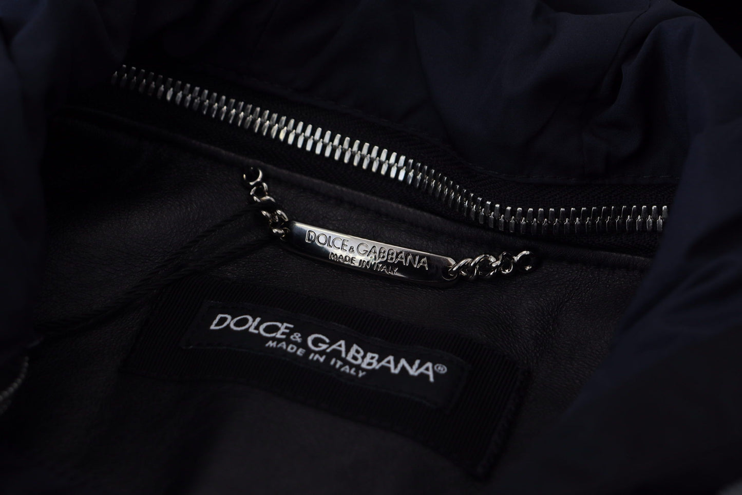 Dolce & Gabbana Elegant Black Bomber Blouson Jacket