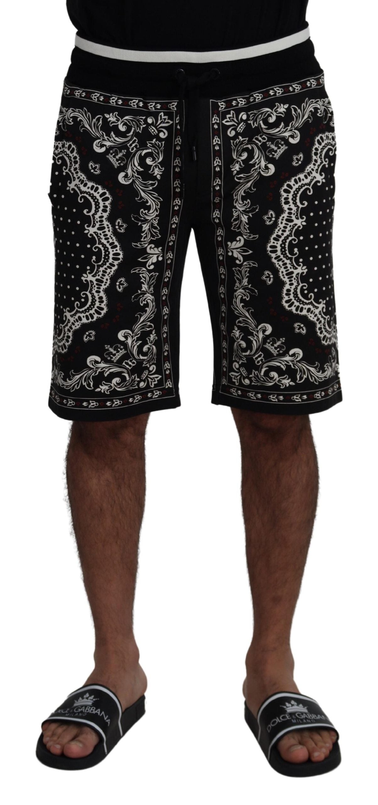 Dolce & Gabbana Elegant Black Cotton MainLine Shorts