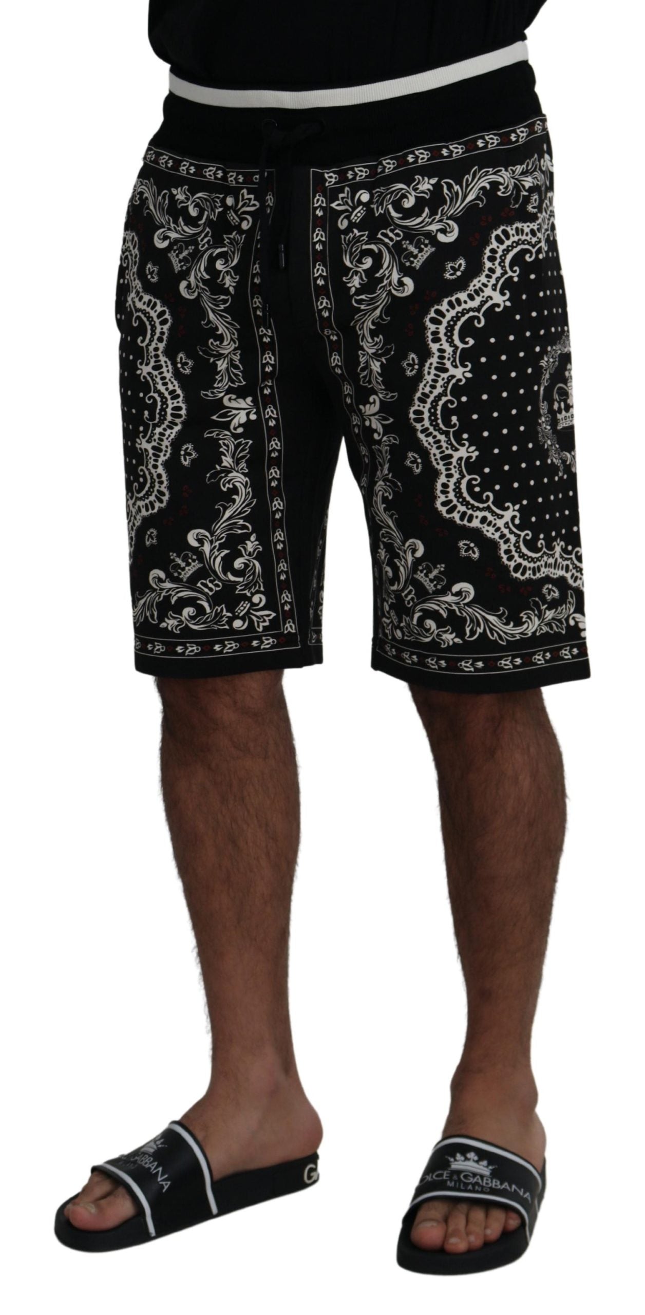 Dolce & Gabbana Elegant Black Cotton MainLine Shorts