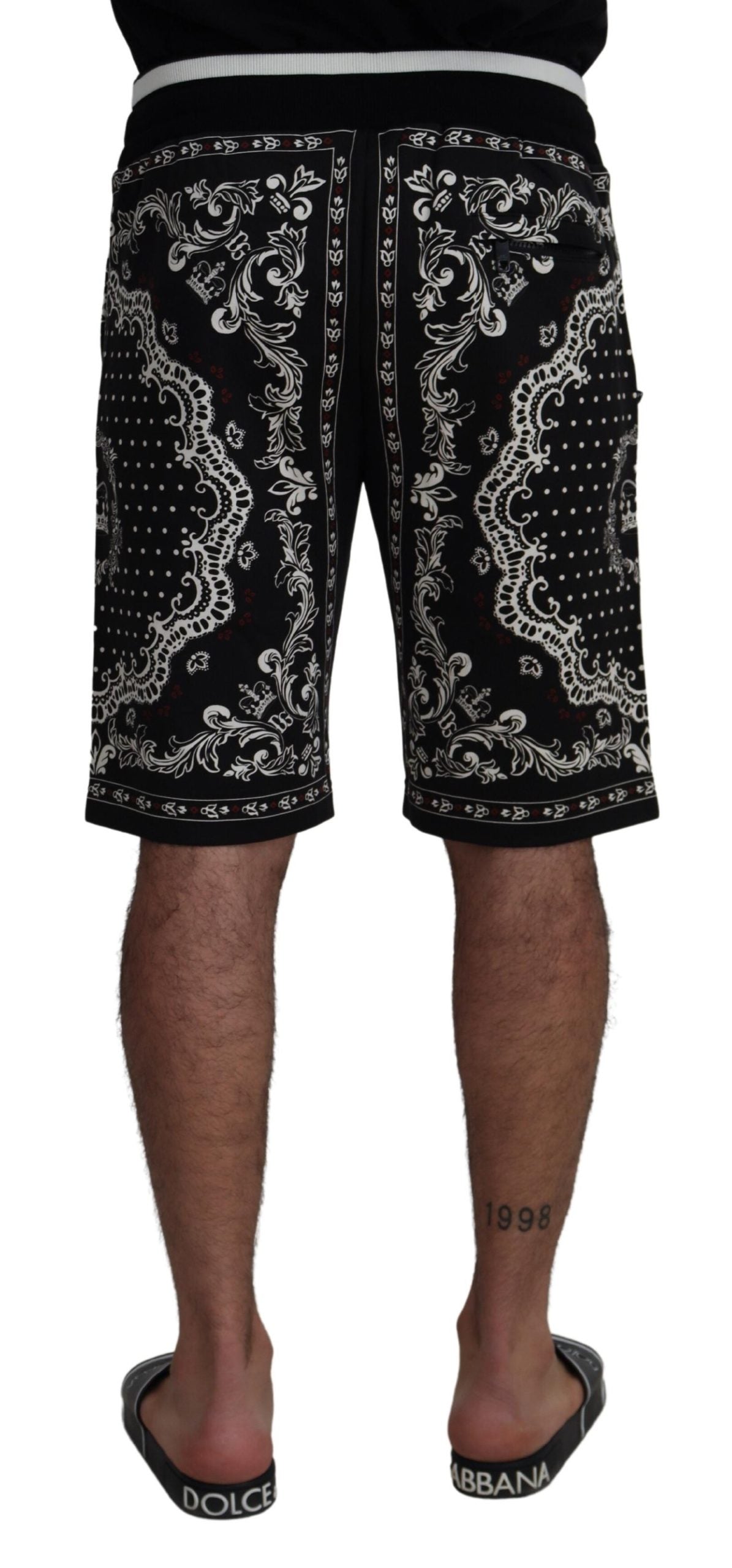 Dolce & Gabbana Elegant Black Cotton MainLine Shorts