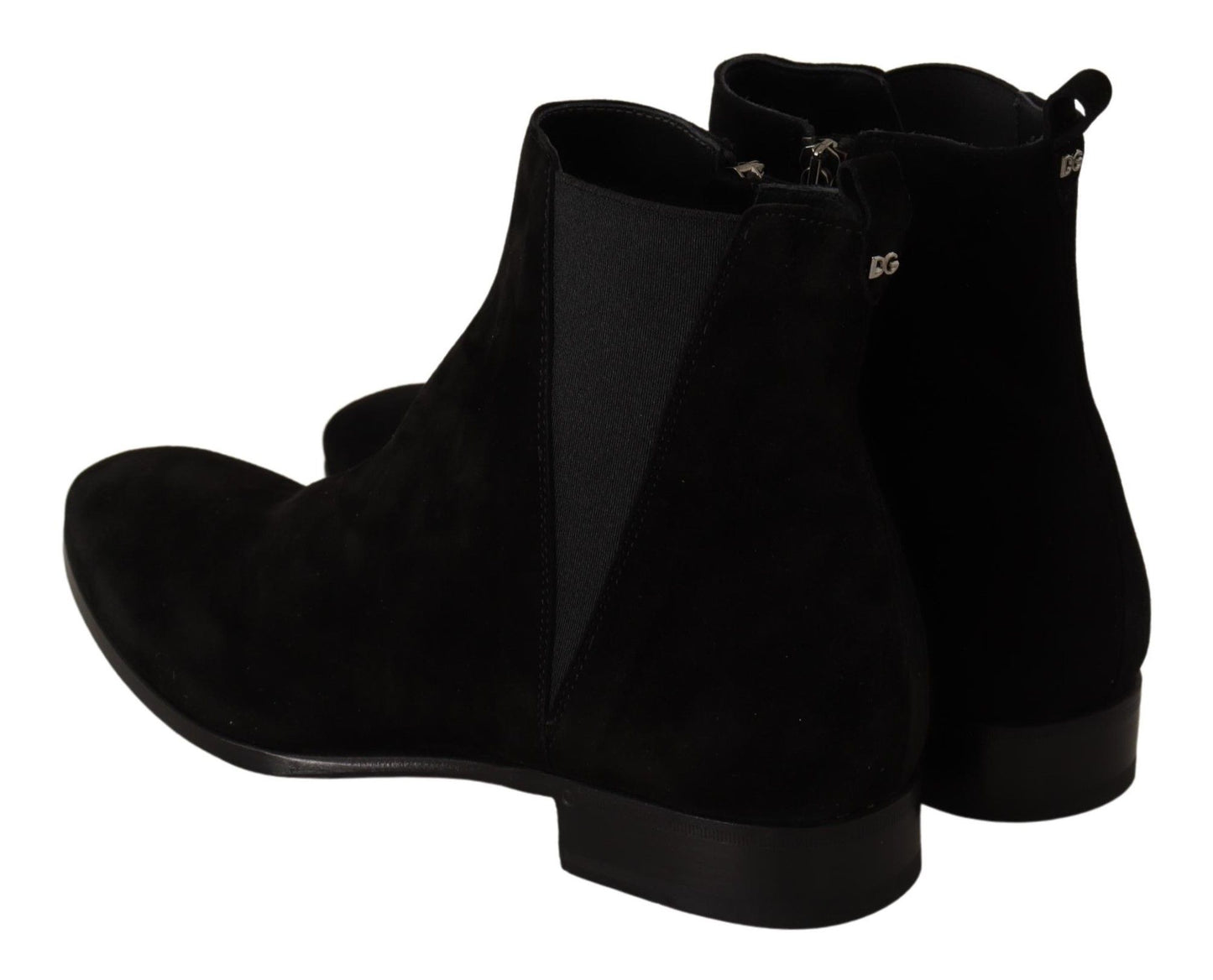 Dolce & Gabbana Elegant Suede Leather Ankle Boots