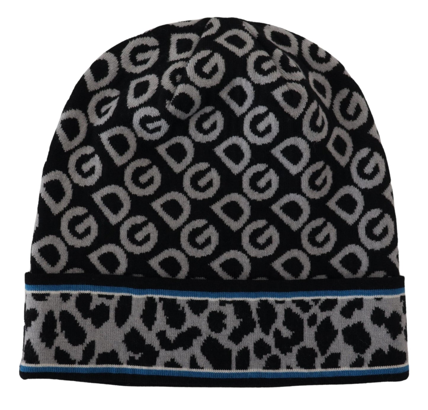 Dolce & Gabbana Multicolor Virgin Wool Cashmere Beanie Hat