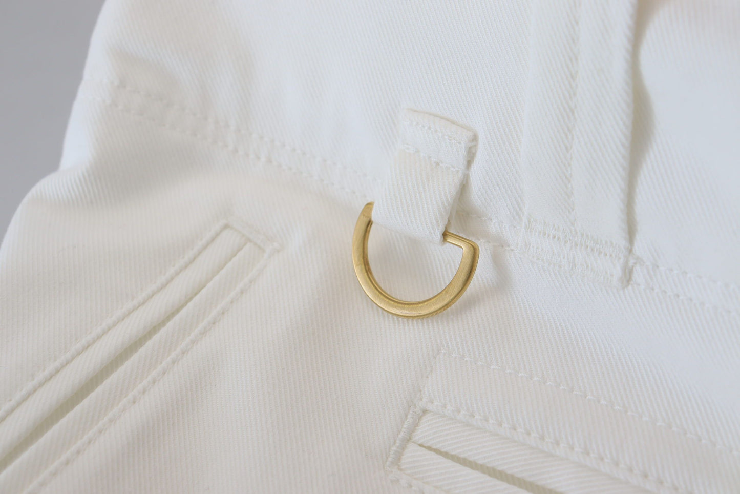 Dolce & Gabbana Elegant White Chino Shorts