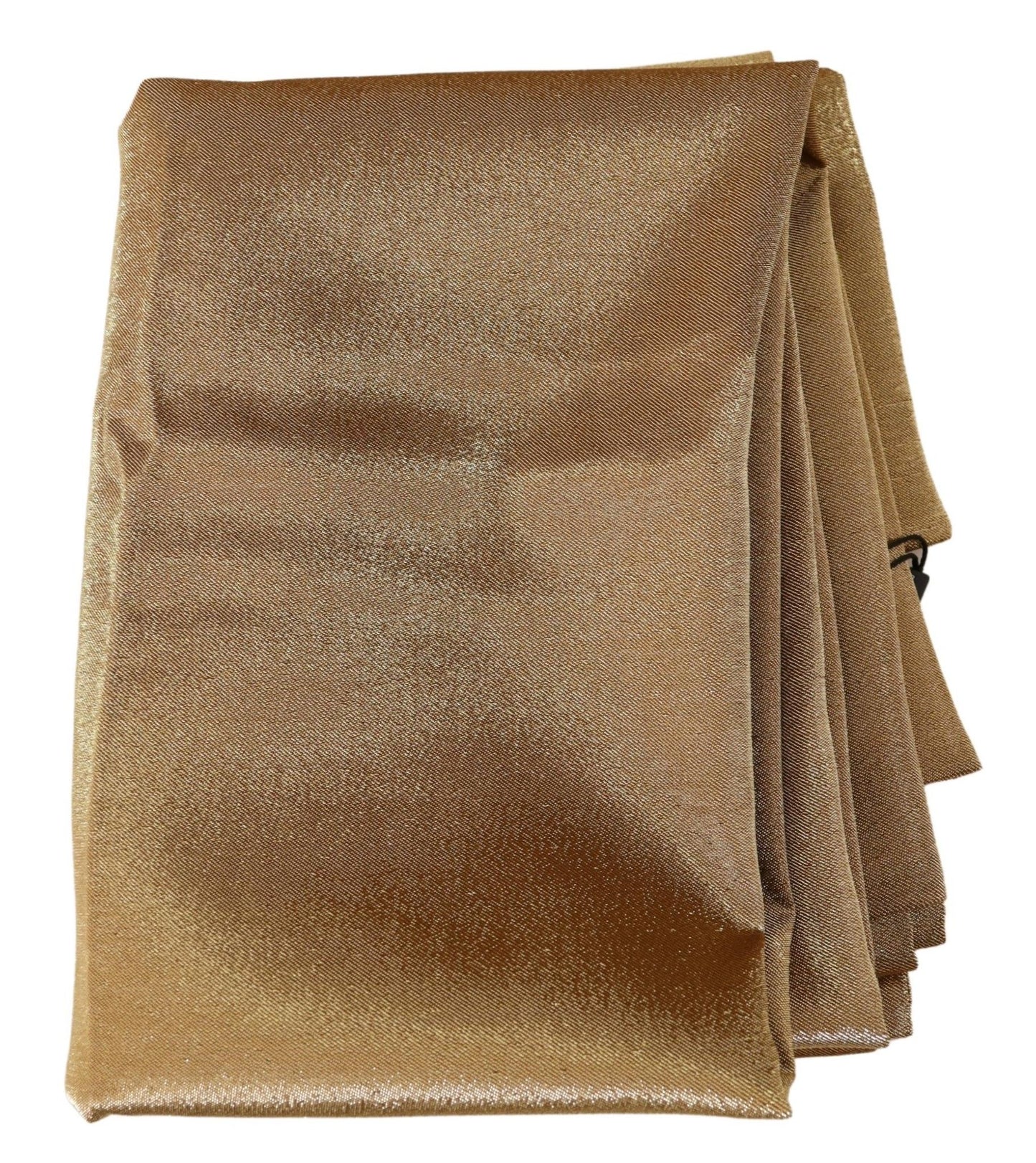 Dolce & Gabbana Elegant Gold Silk Blend Scarf